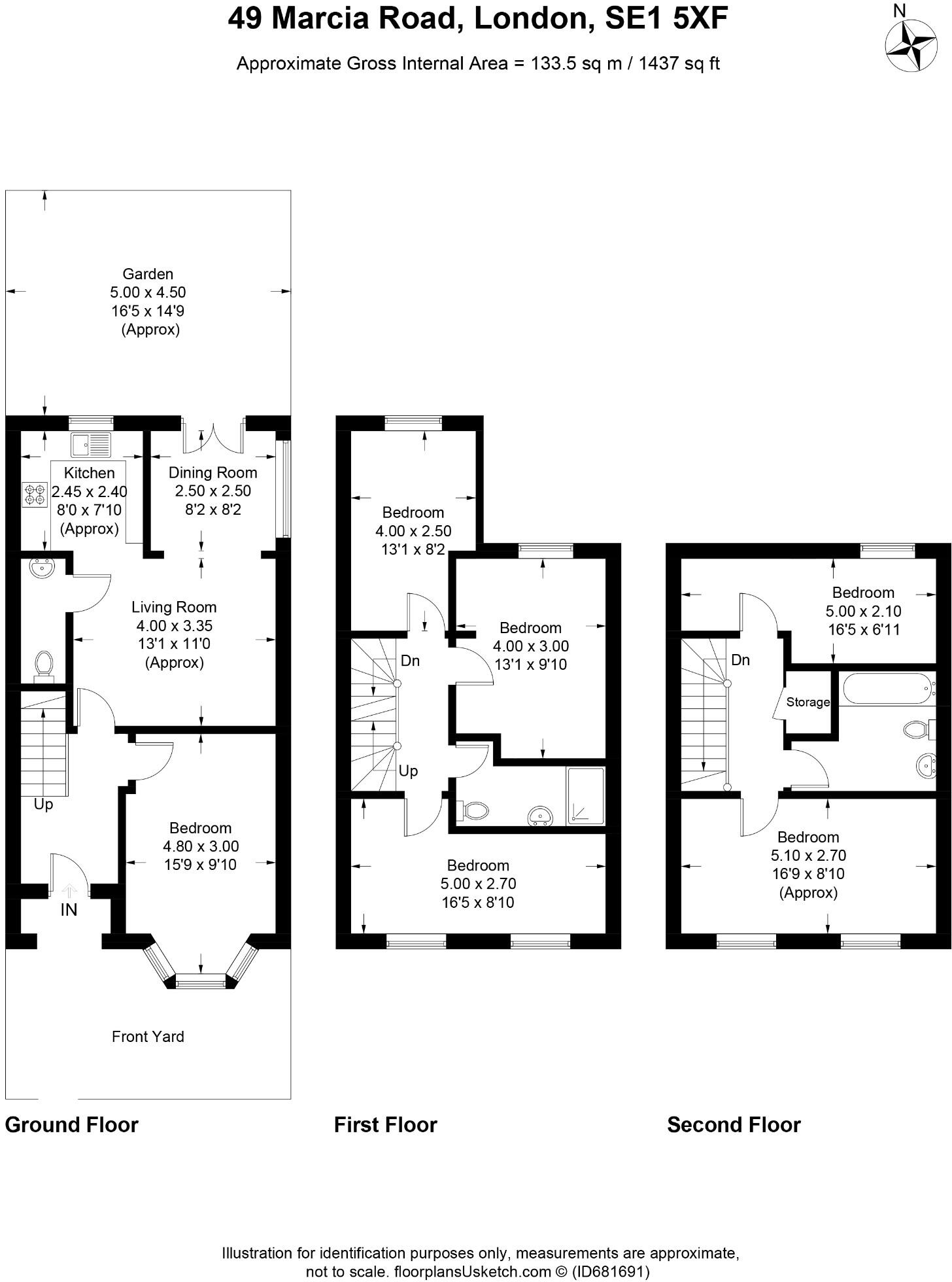 Marcia Road, London, SE1 floorplan