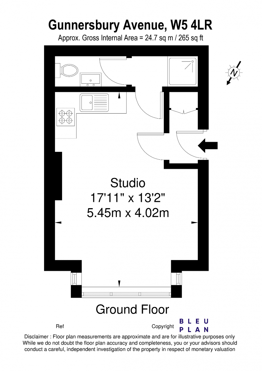 Gunnersbury Avenue, Ealing, London, W5 4LR floorplan