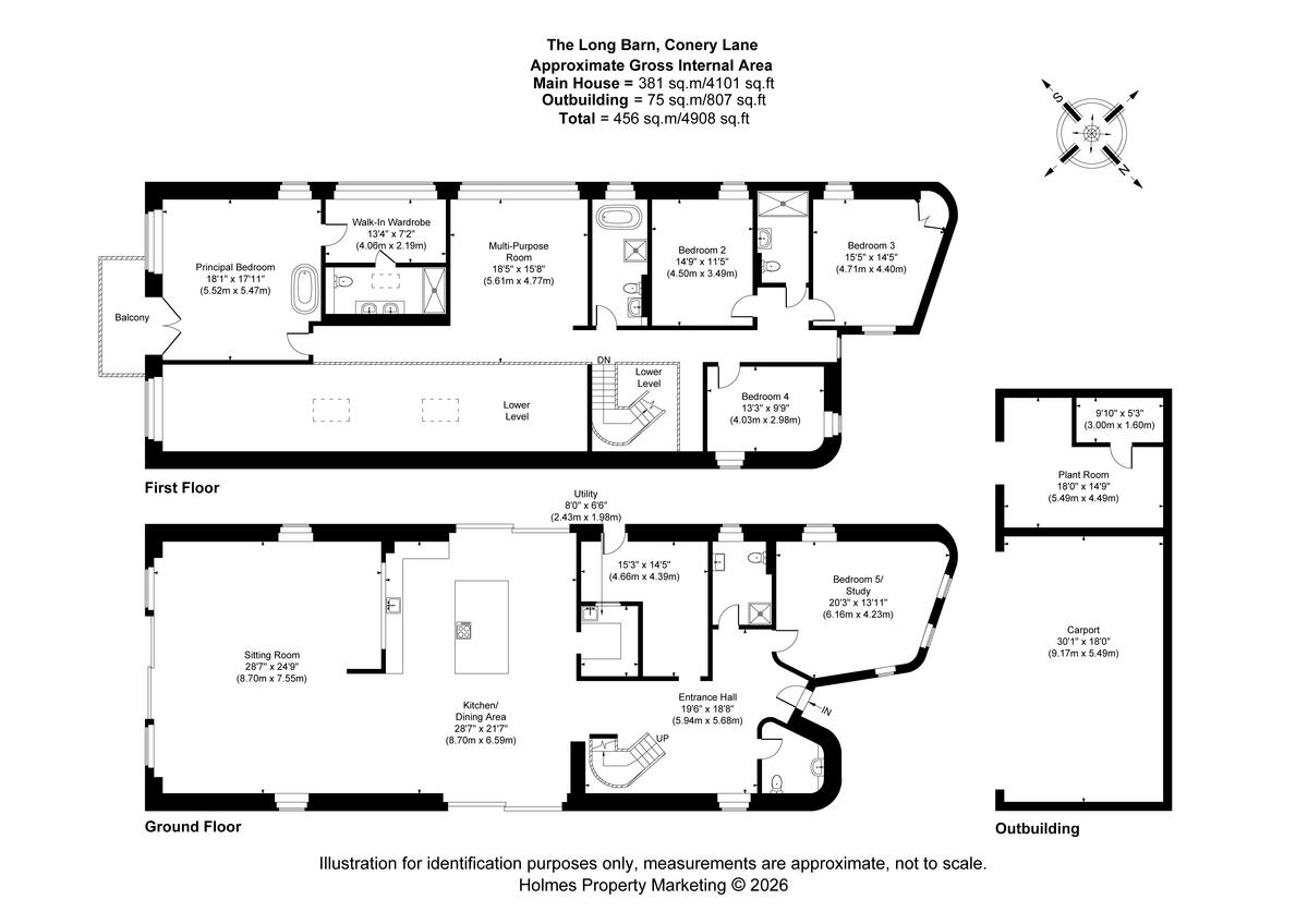 Conery Lane, Whatton-in-the-Vale, NG13 floorplan