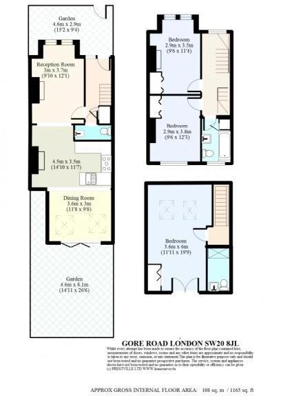 Gore Road, SW20 floorplan