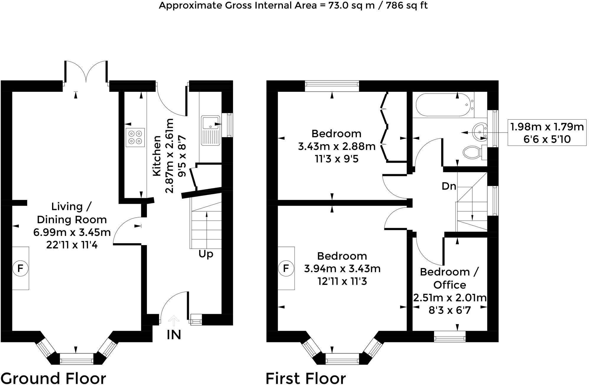 Hollow Way, Cowley, OX4 floorplan