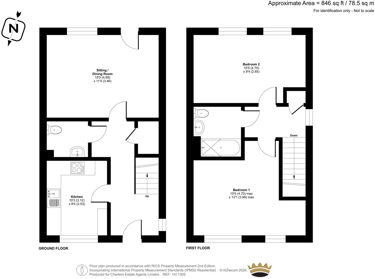 Hawthorn Grove, Waltham Chase, Southampton, Hampshire, SO32 floorplan