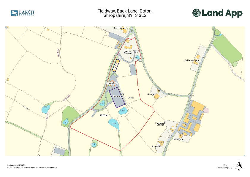 Fieldway, Back Lane, Coton, Shropshire, SY13 3LS floorplan