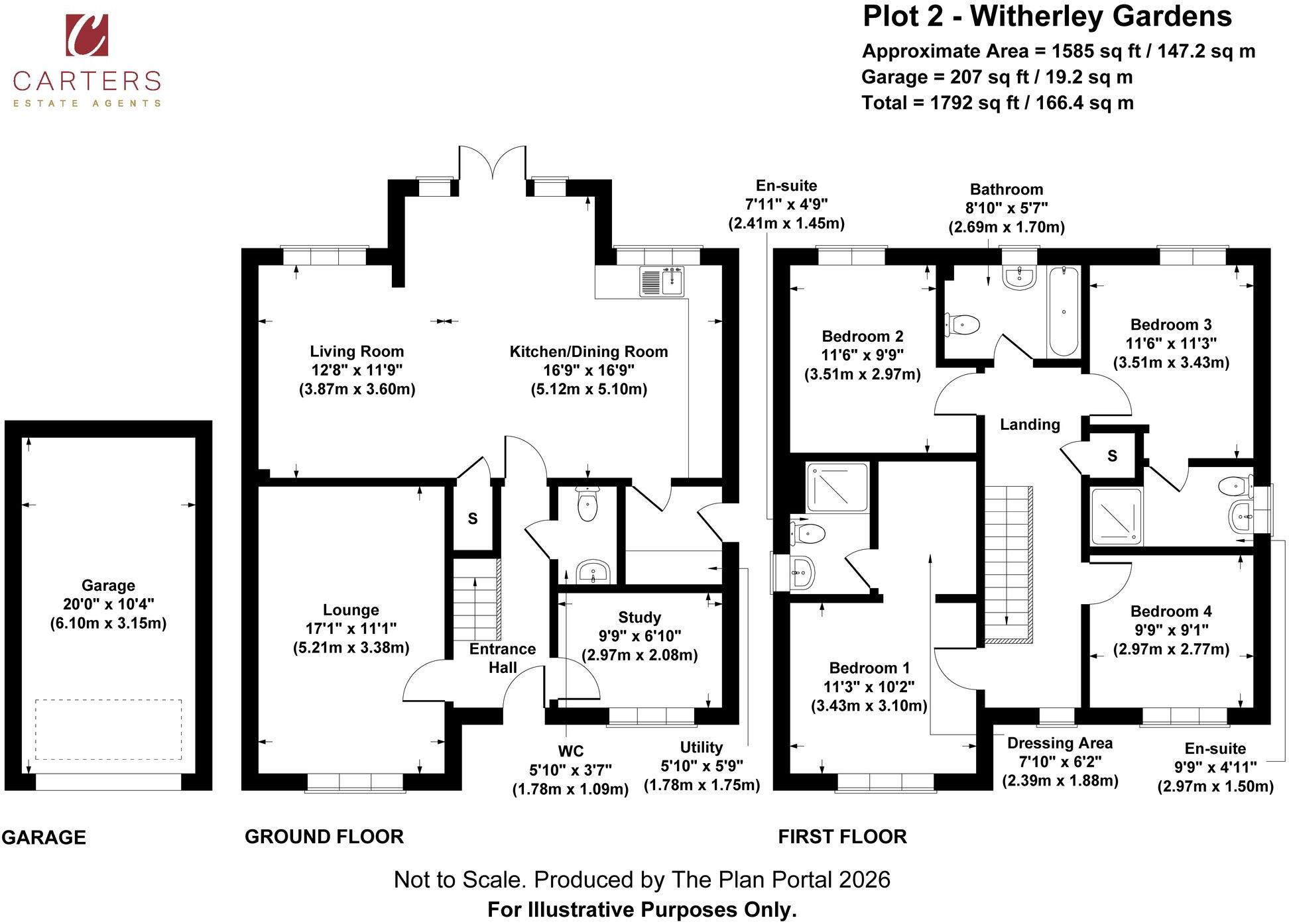 Witherley Gardens, Chapel Lane, CV9 floorplan