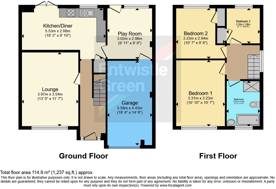 Winchester Road, Radcliffe, Manchester, Greater Manchester, M26 floorplan
