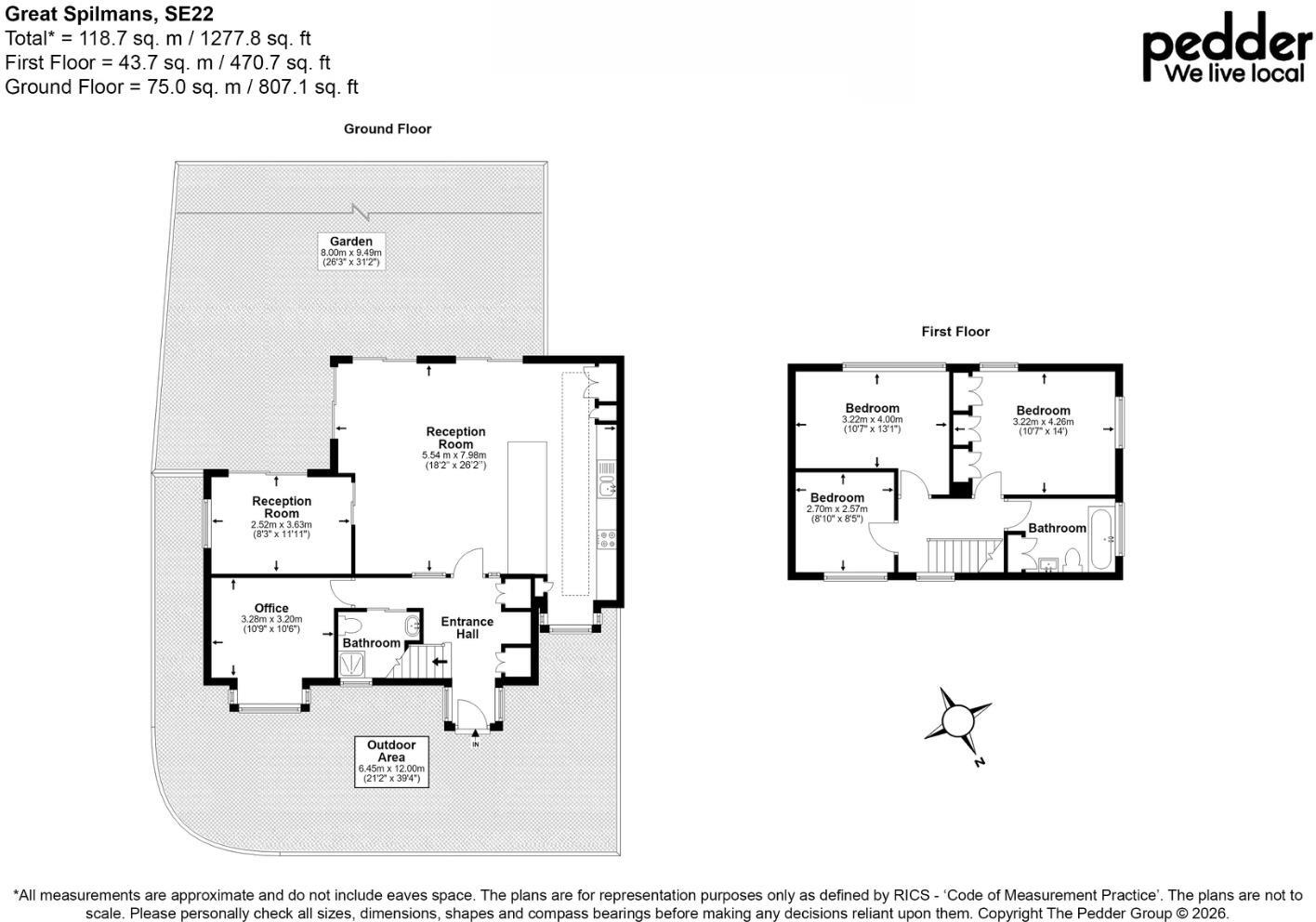 Great Spilmans, Dulwich, London, SE22 floorplan