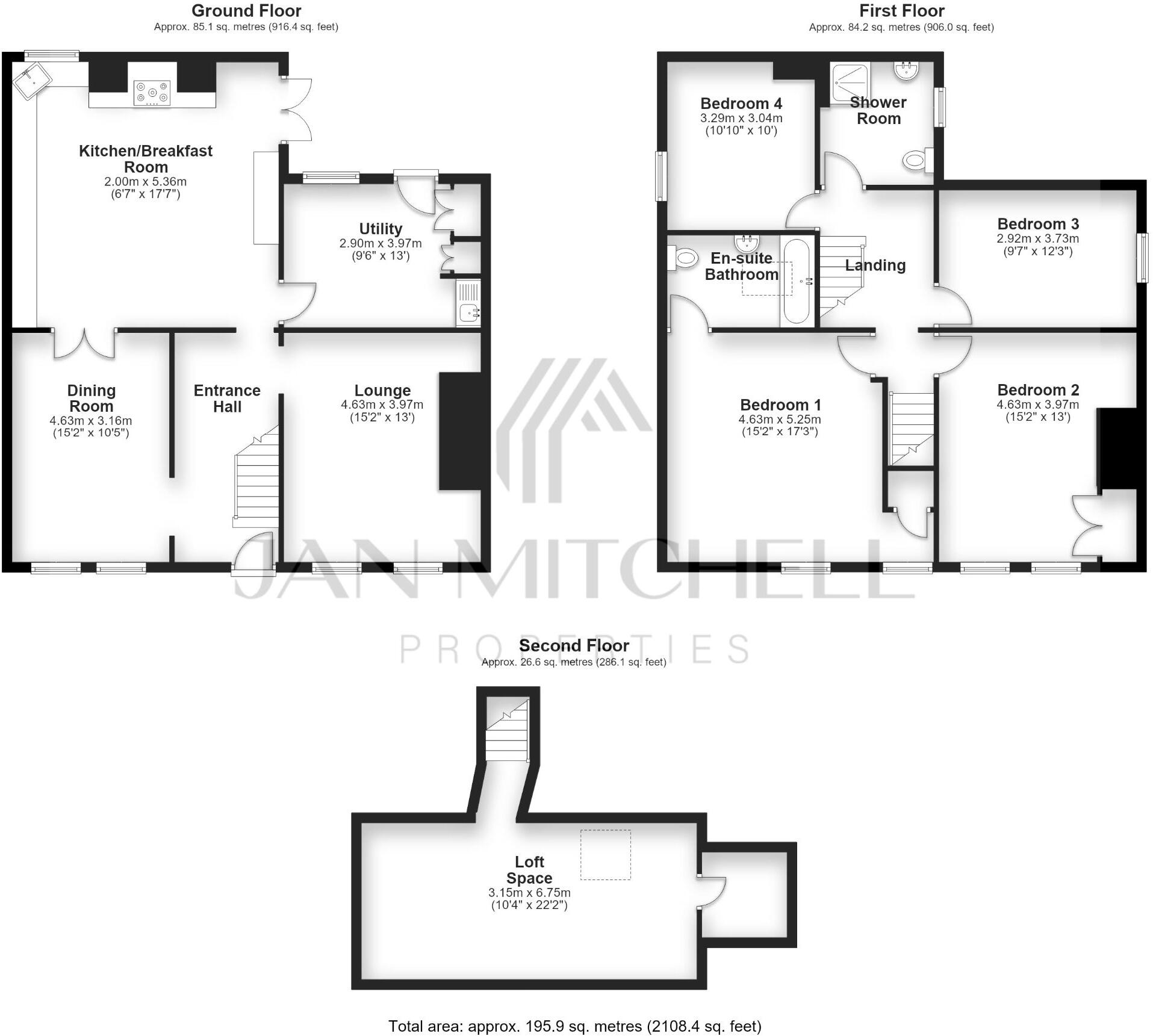 Barras House, Front Street, Burnopfield, Newcastle upon Tyne floorplan