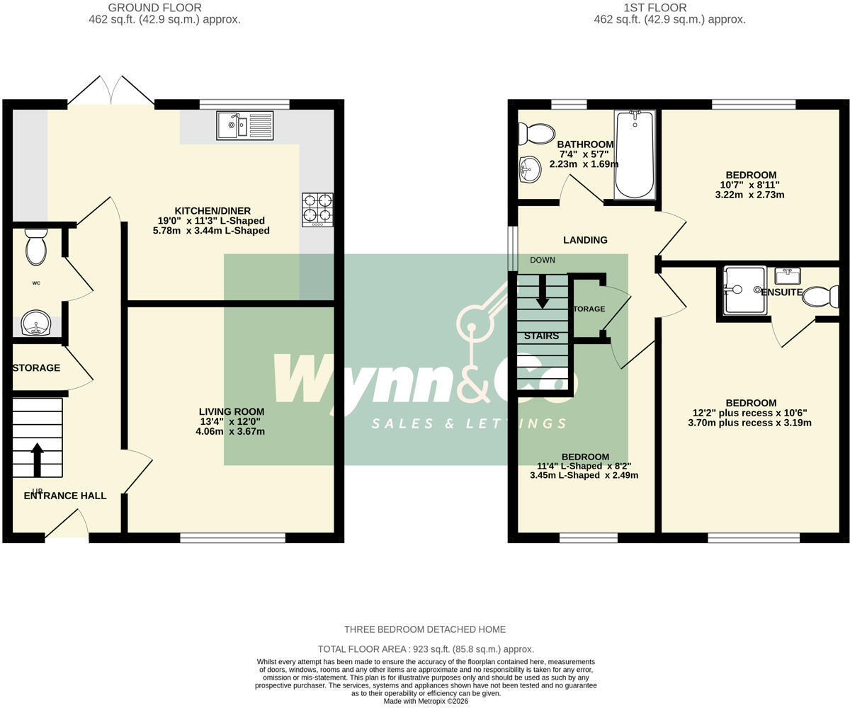 Sanderson Way, Wakefield floorplan