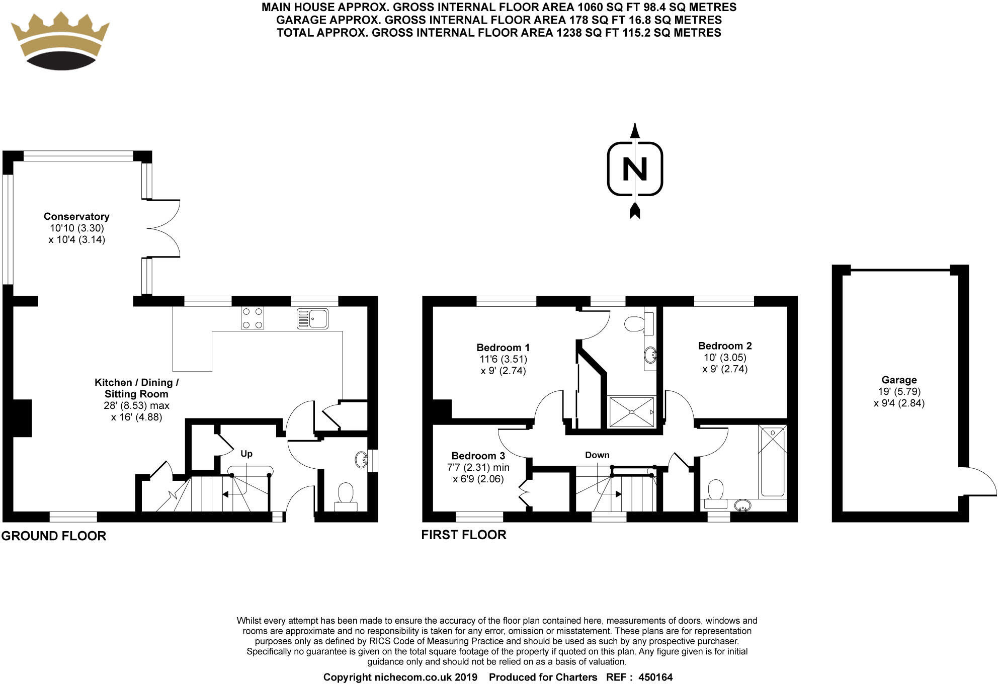 Thornybush Gardens, Medstead, Alton, Hampshire, GU34 floorplan