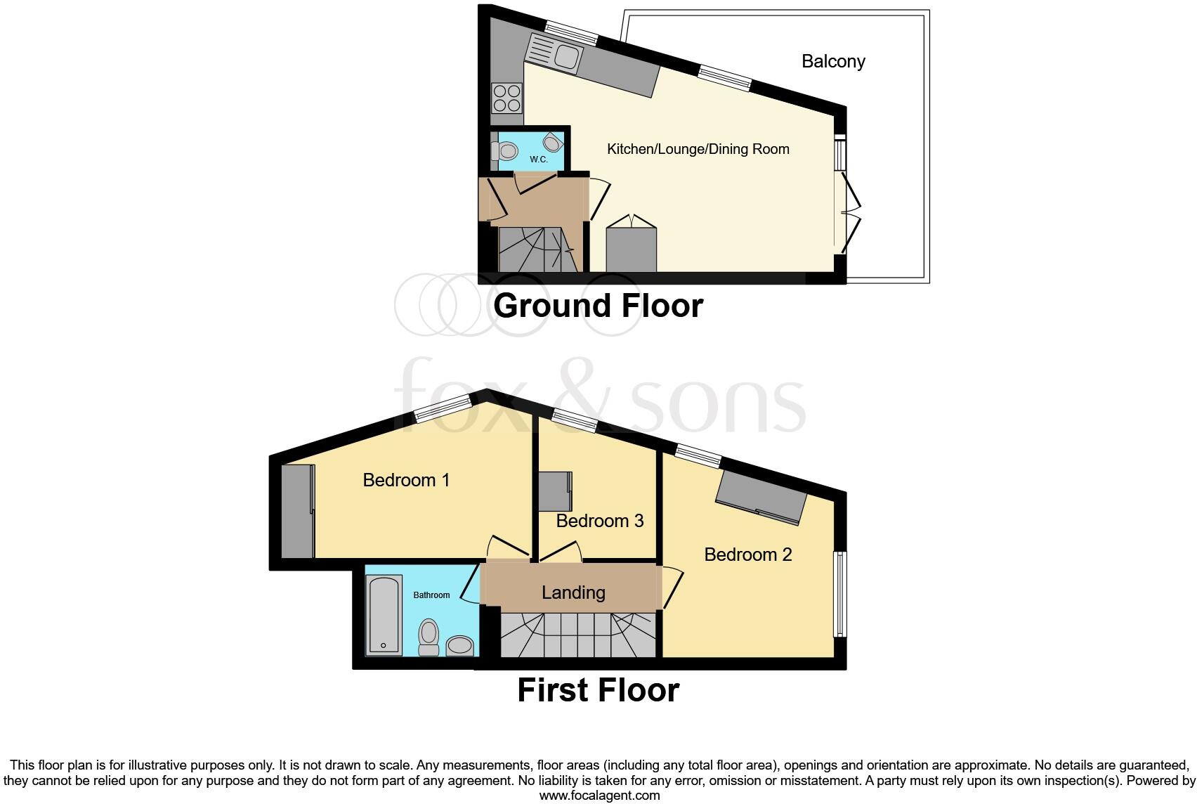Back Of The Walls, Southampton floorplan