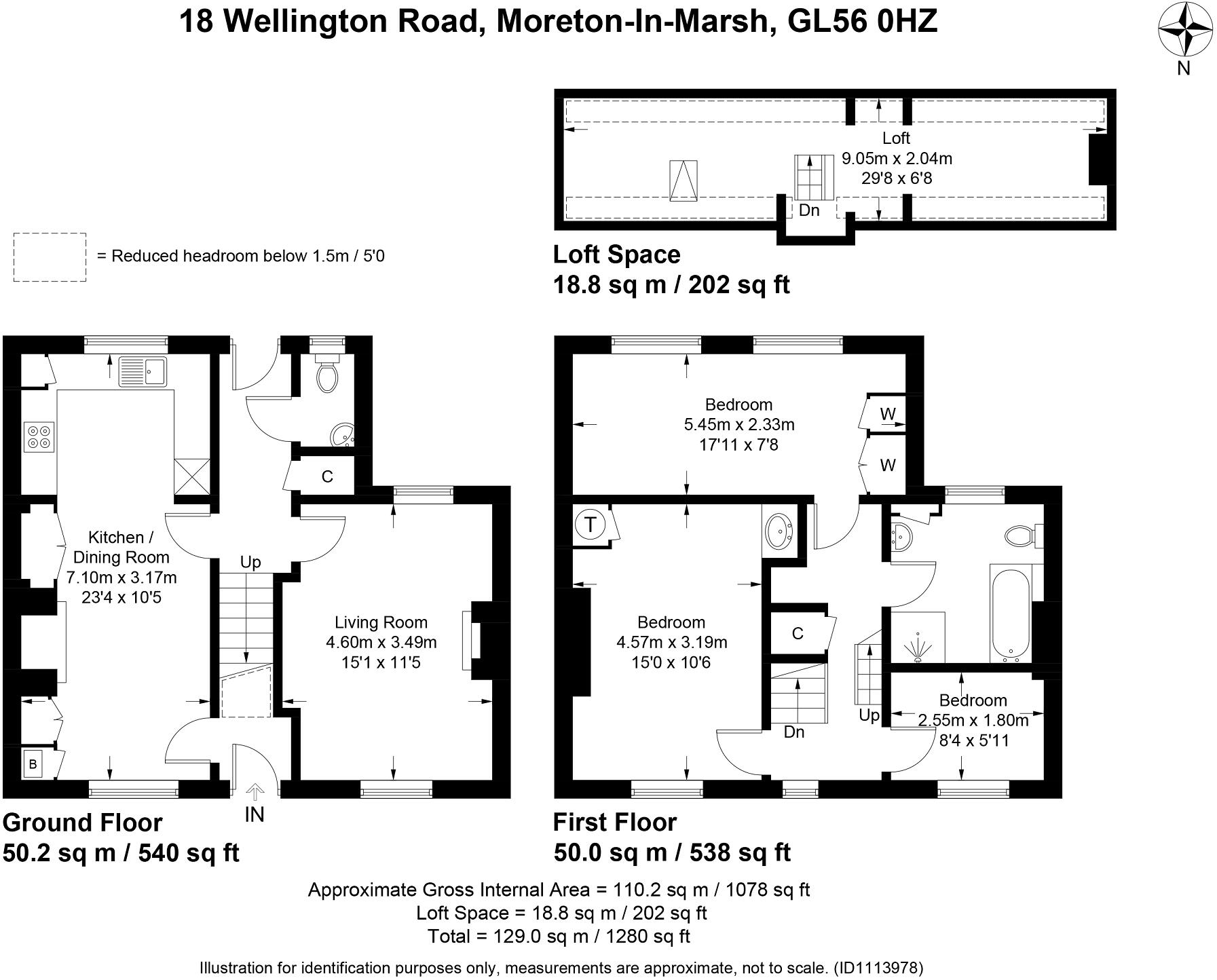 Wellington Road, Moreton In Marsh, Gloucestershire, GL56 floorplan