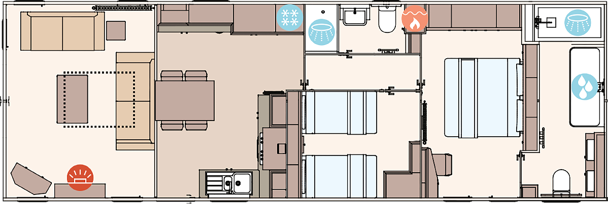Church Farm Holiday Village, Pagham, PO21 4NR floorplan