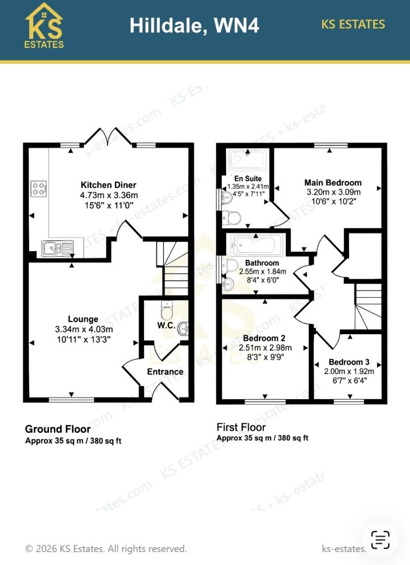 Hilldale, Ashton-in-makerfield, Wigan floorplan