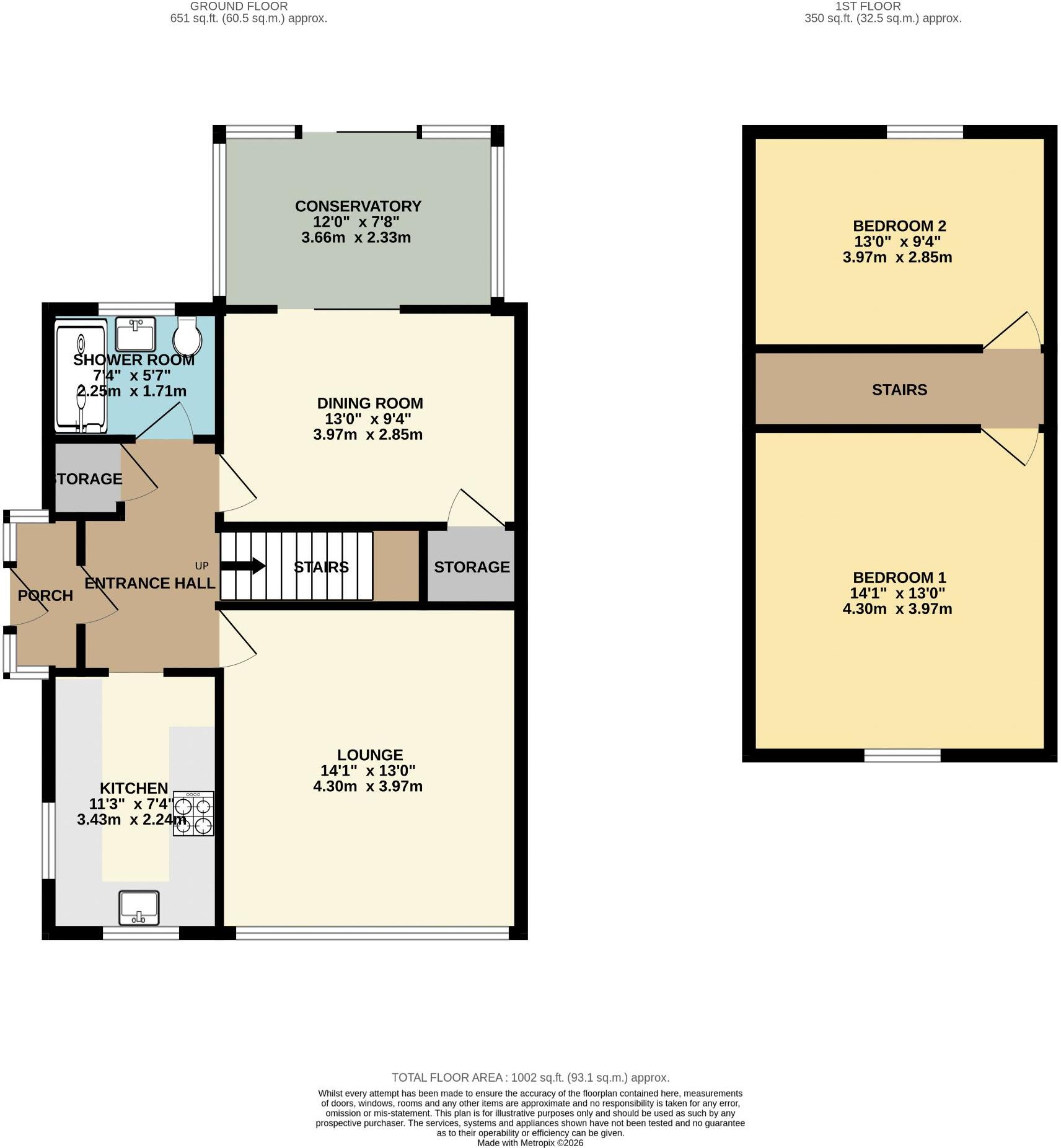 Silver Birch Drive, Wyke, BD12 9ES floorplan