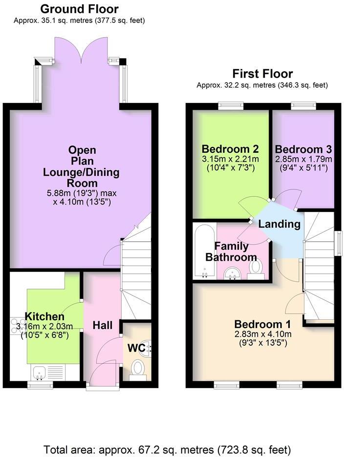 Apple Tree Avenue, Winnington Village, Northwich floorplan