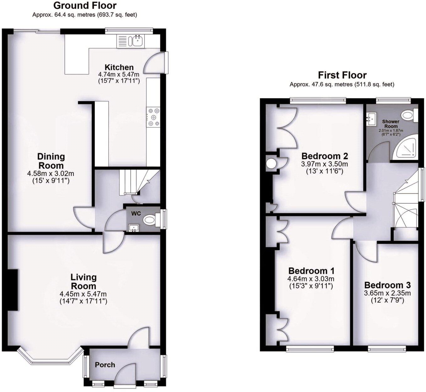 St. Albans Road, Watford, Hertfordshire, WD25 floorplan