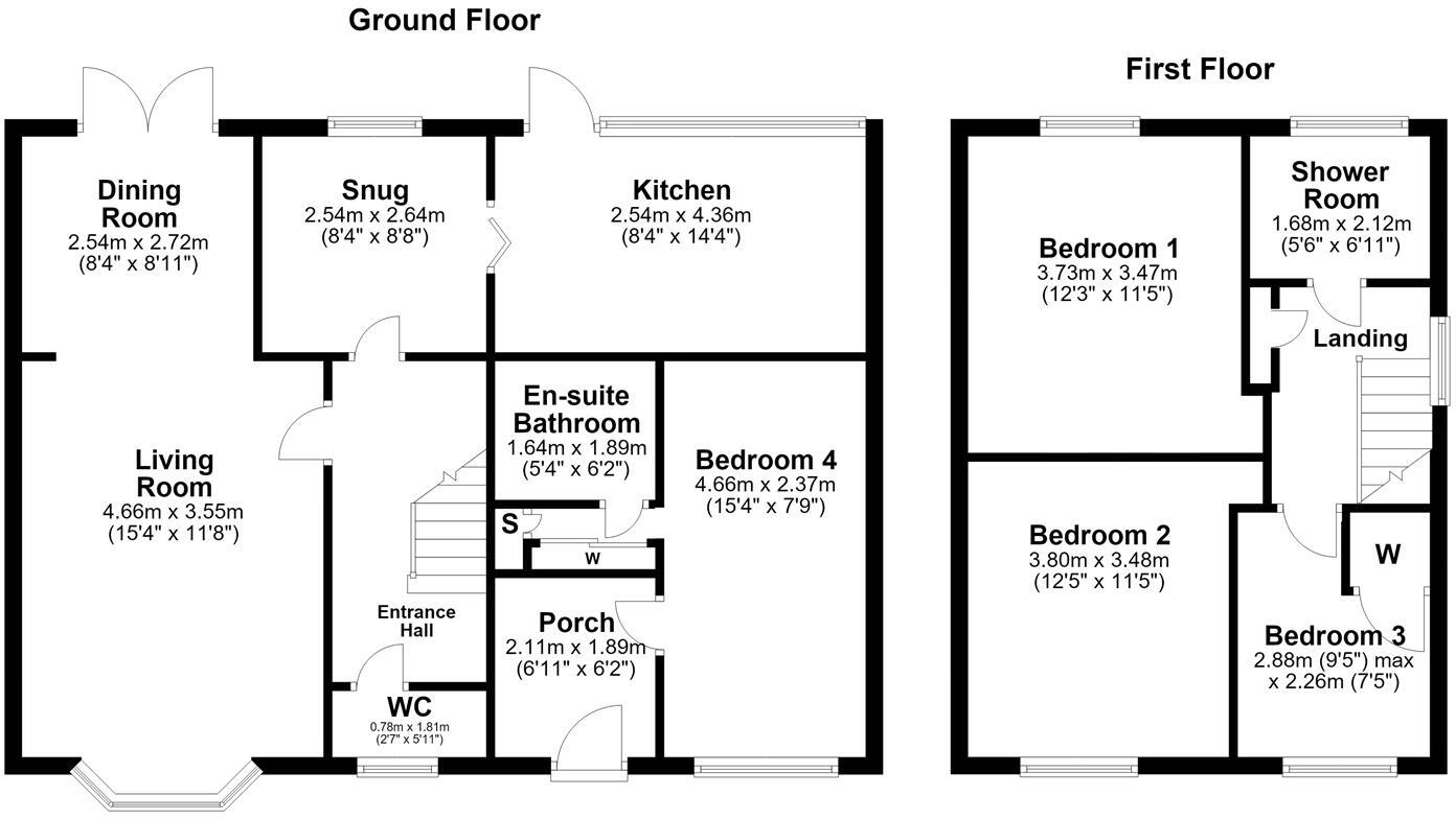 NN17, Shetland Way, Corby floorplan