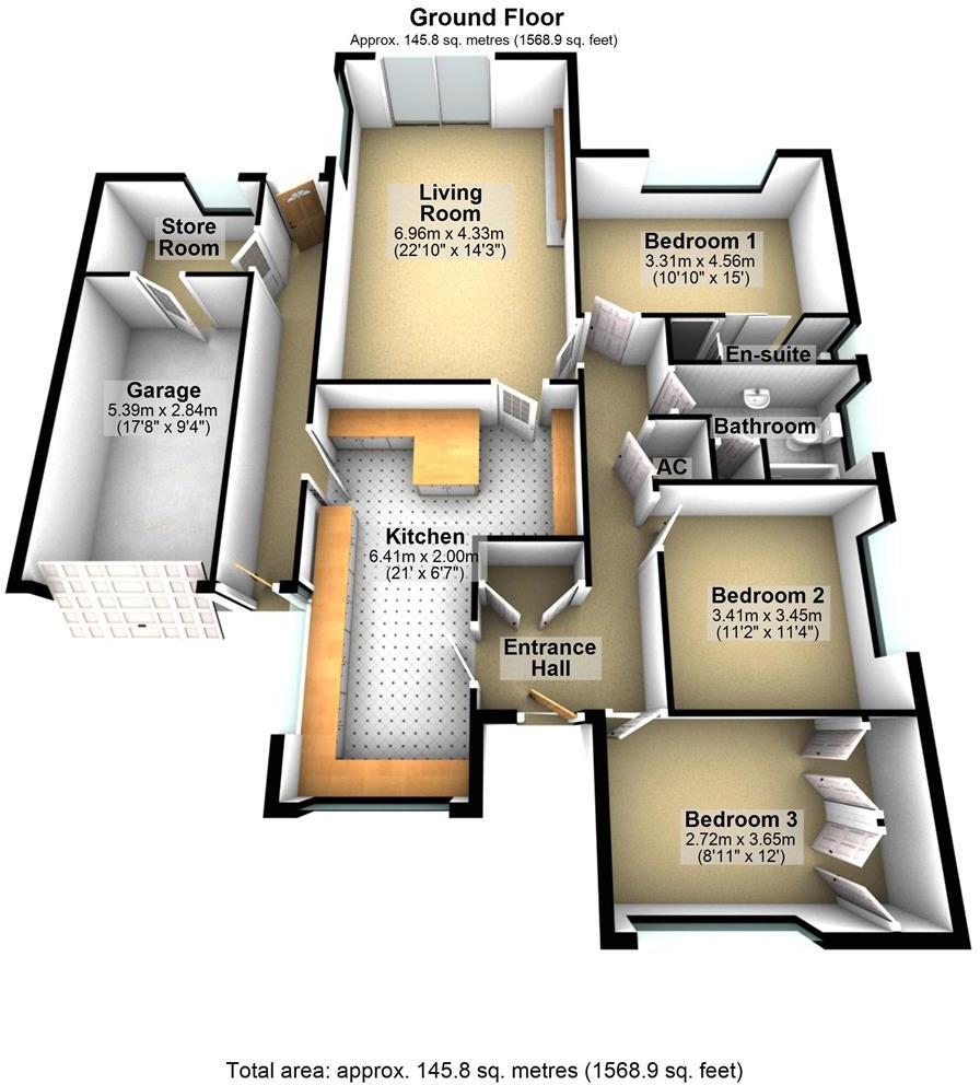 Maes Y Parc, Kidwelly floorplan