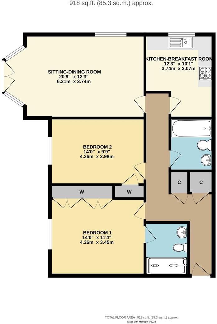 Petersmead Close, Tadworth floorplan