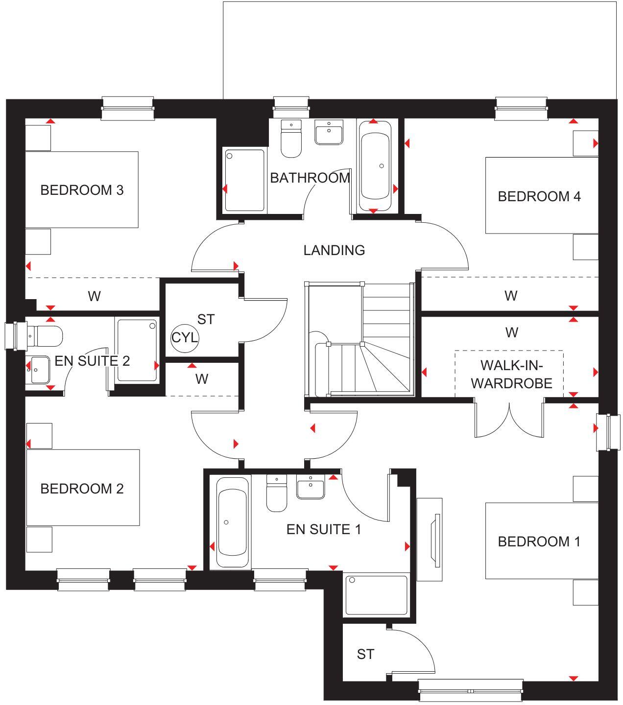 1 Braid Road,
Nairn,
IV12 5DF floorplan