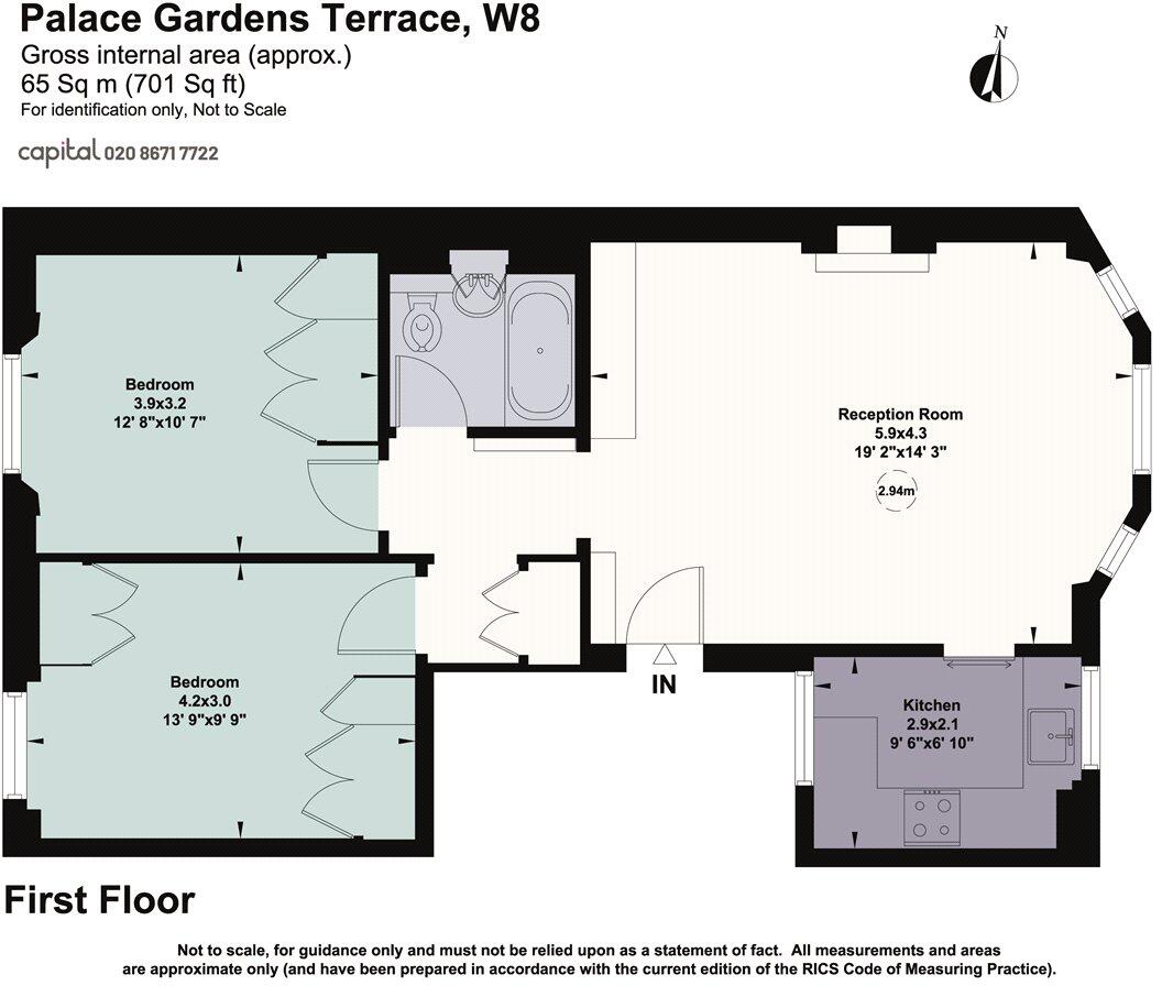 Palace Gardens Terrace, Kensington, London, W8 floorplan