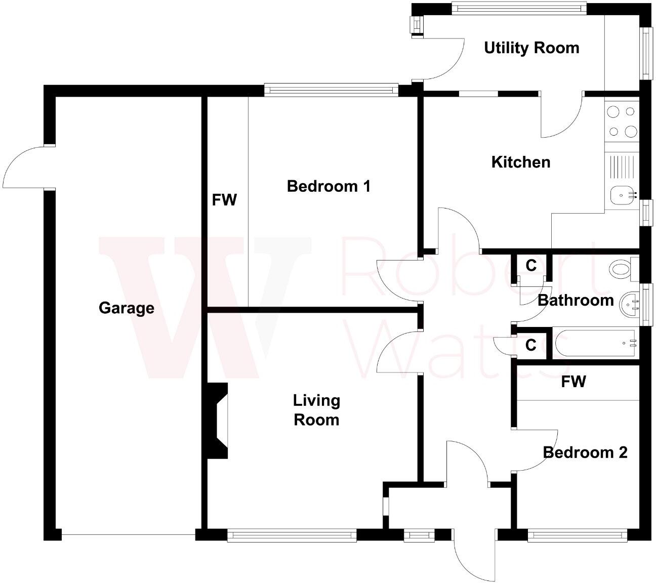 Grange Avenue, East Bierley, Bradford, West Yorkshire, BD4 floorplan