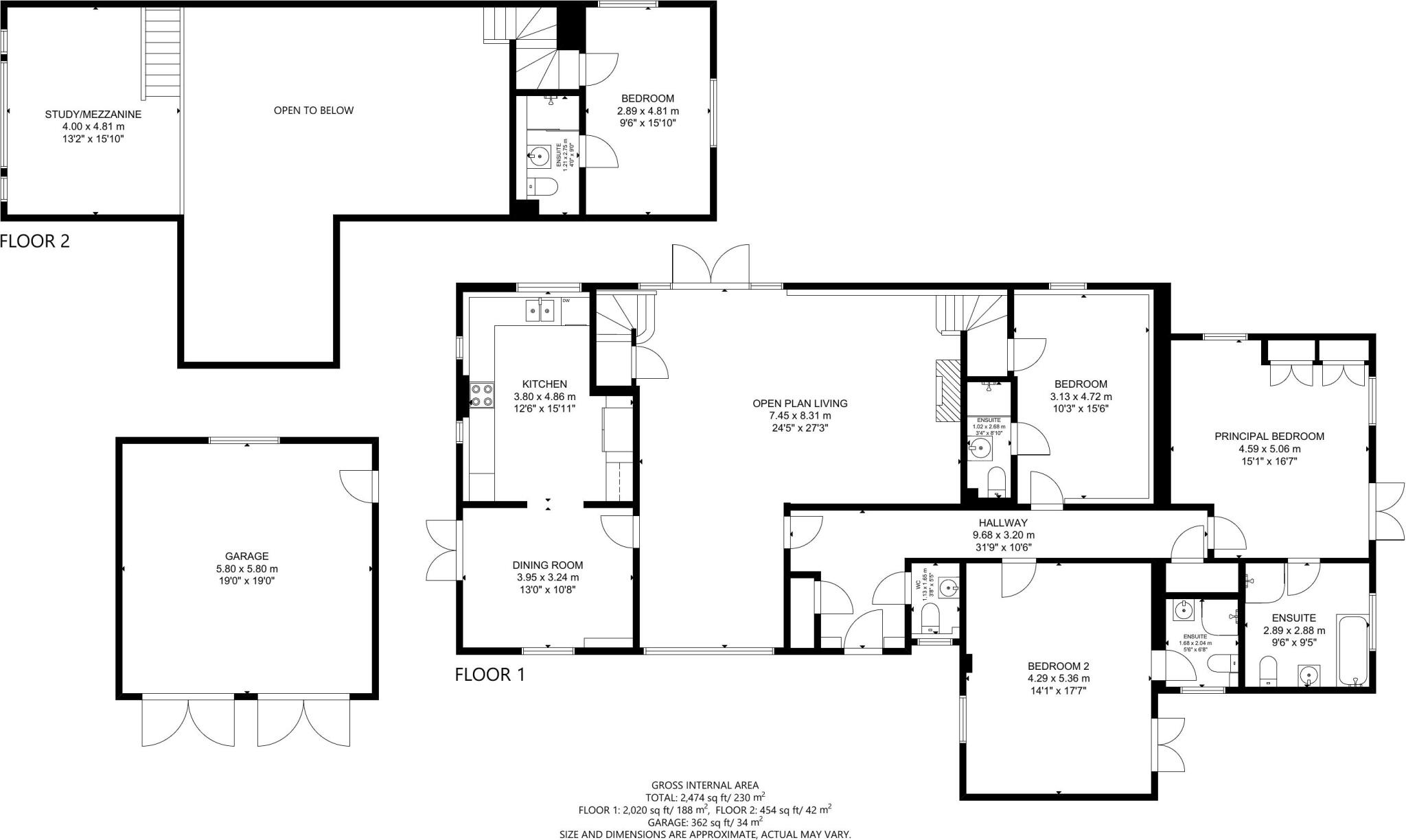 Bournebridge Lane, Stapleford Abbotts, RM4 floorplan
