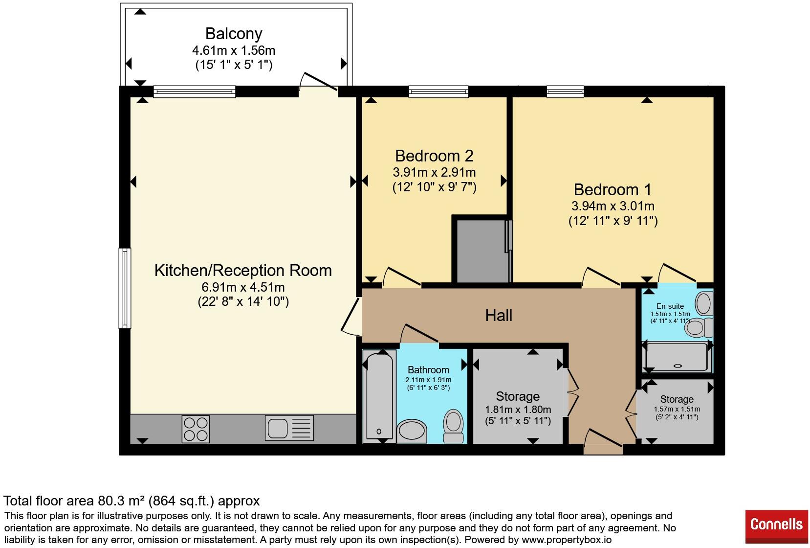 Lyon Road, Harrow floorplan