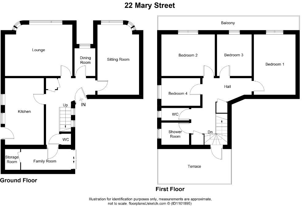 22 Mary Street, Dunoon, Argyll and Bute, PA23 floorplan
