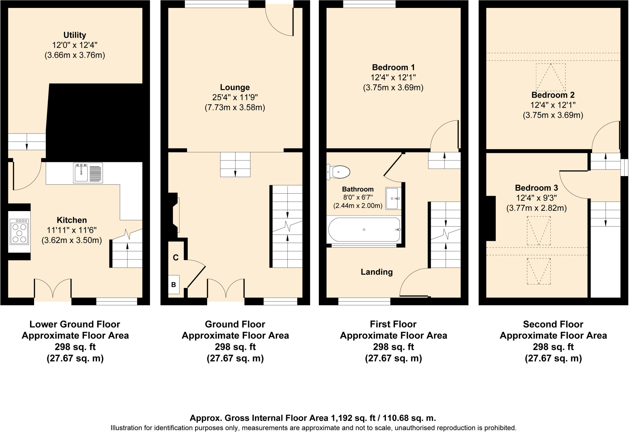 Longfield Road, Todmorden floorplan