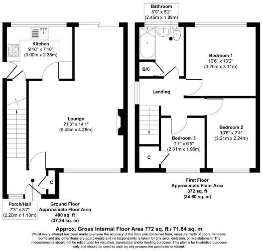 Durris Close, Coalville, LE67 floorplan