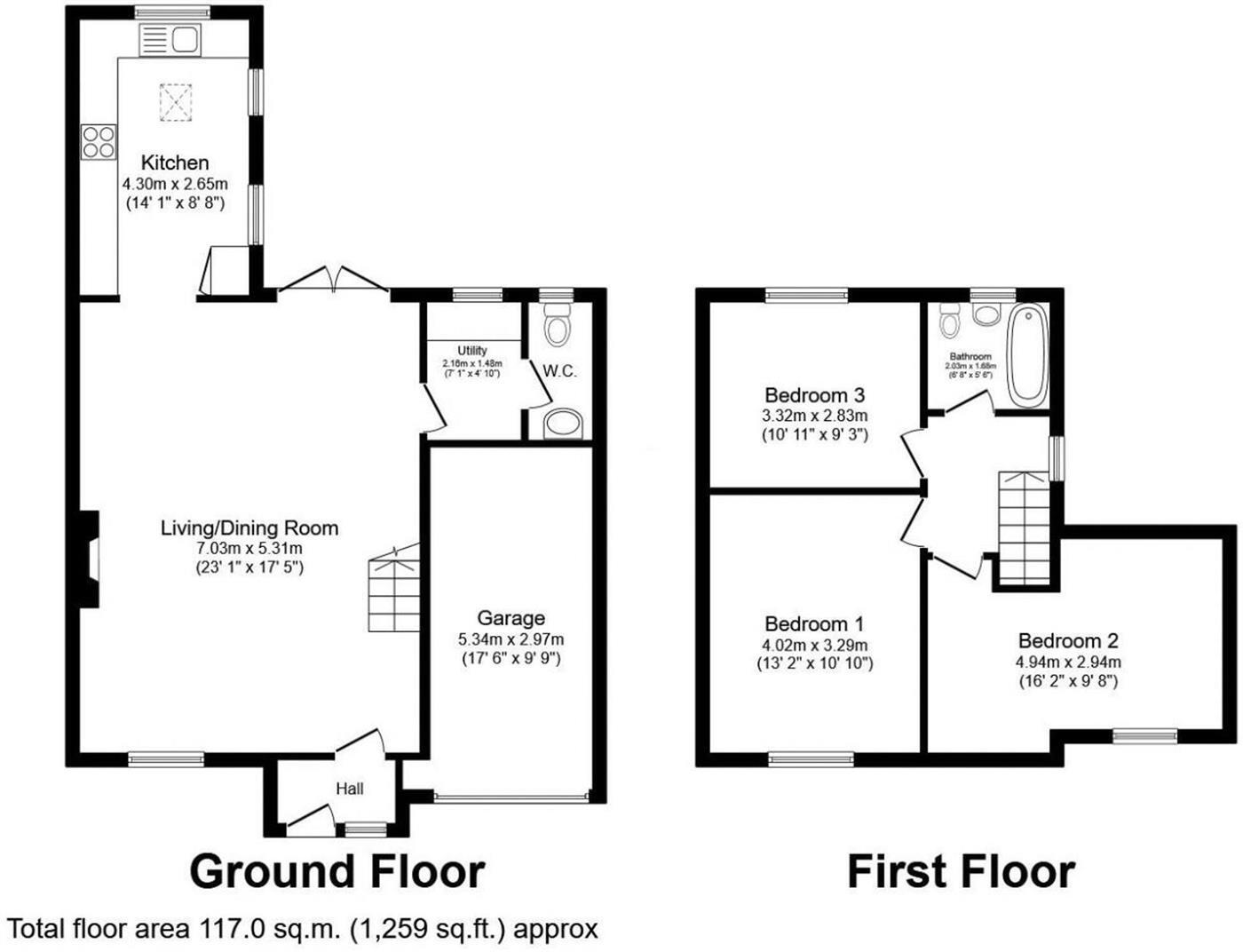 Beatty Drive, Congleton floorplan