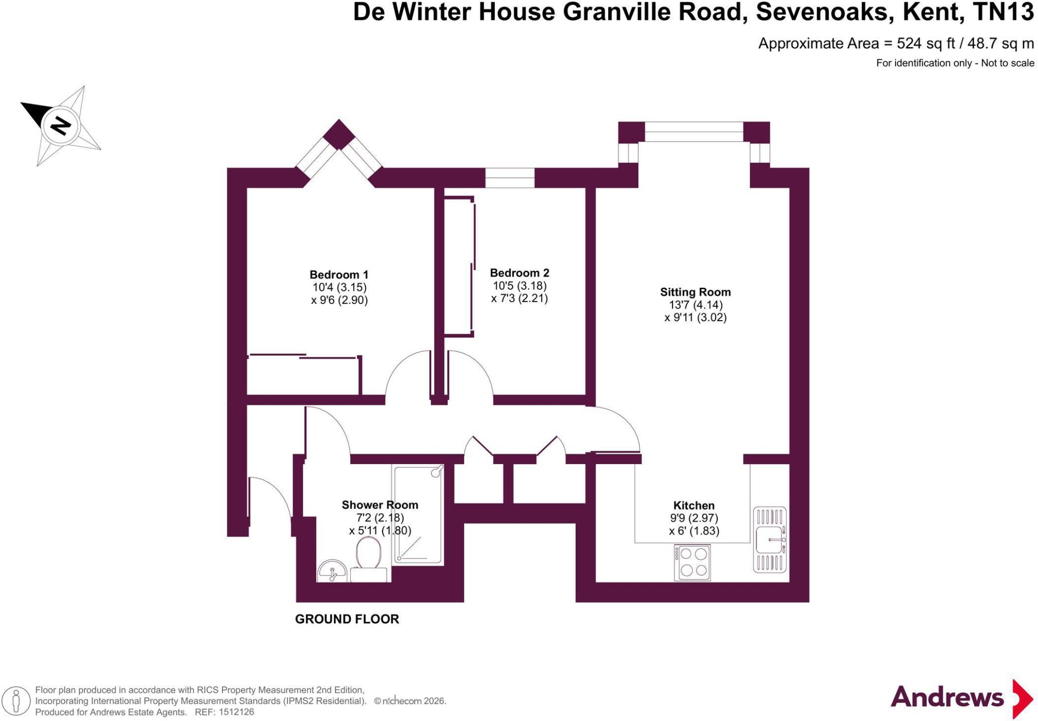 Granville Road, Sevenoaks, Kent, TN13 floorplan