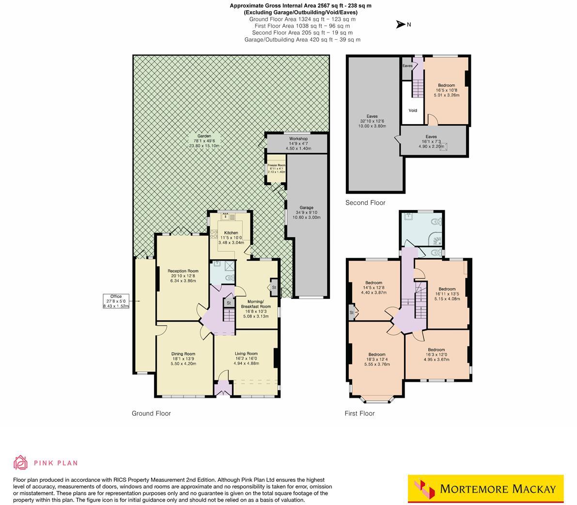 The Chine, London floorplan