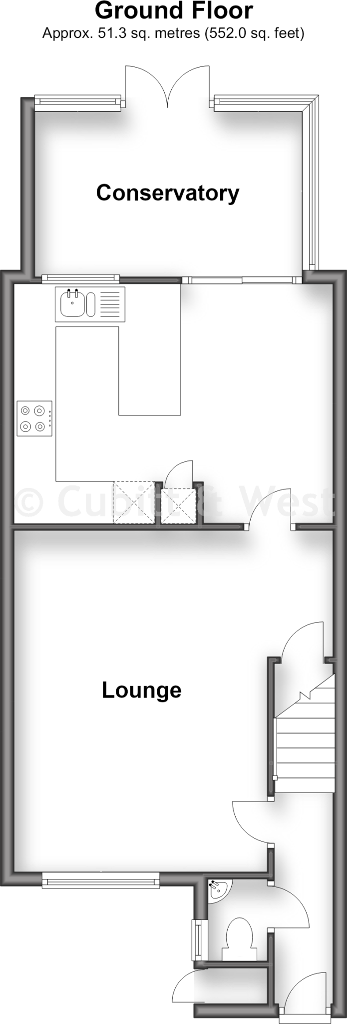 Meadowcroft Close, Ifield, Crawley, West Sussex floorplan