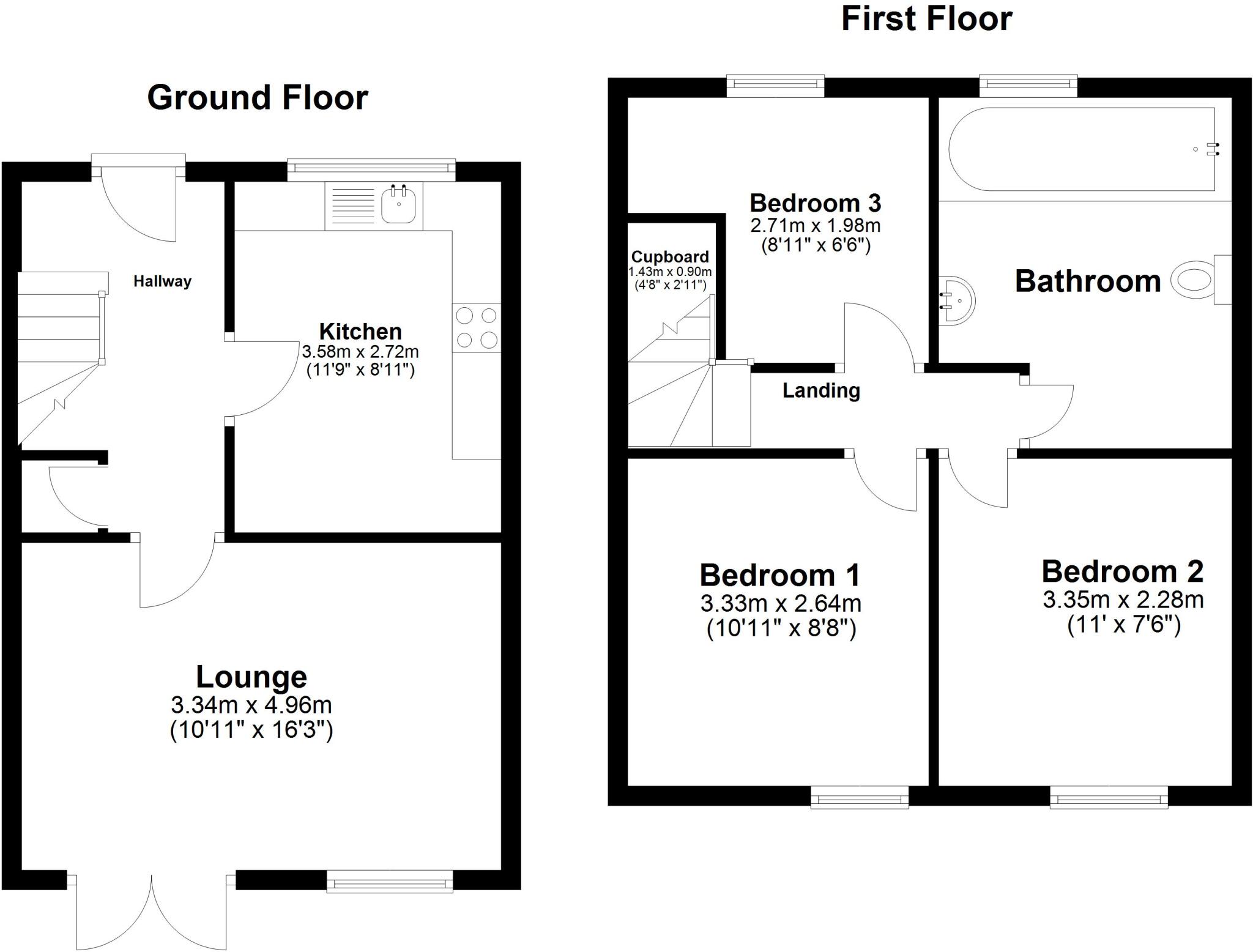 Chainmakers Row, Saltney floorplan