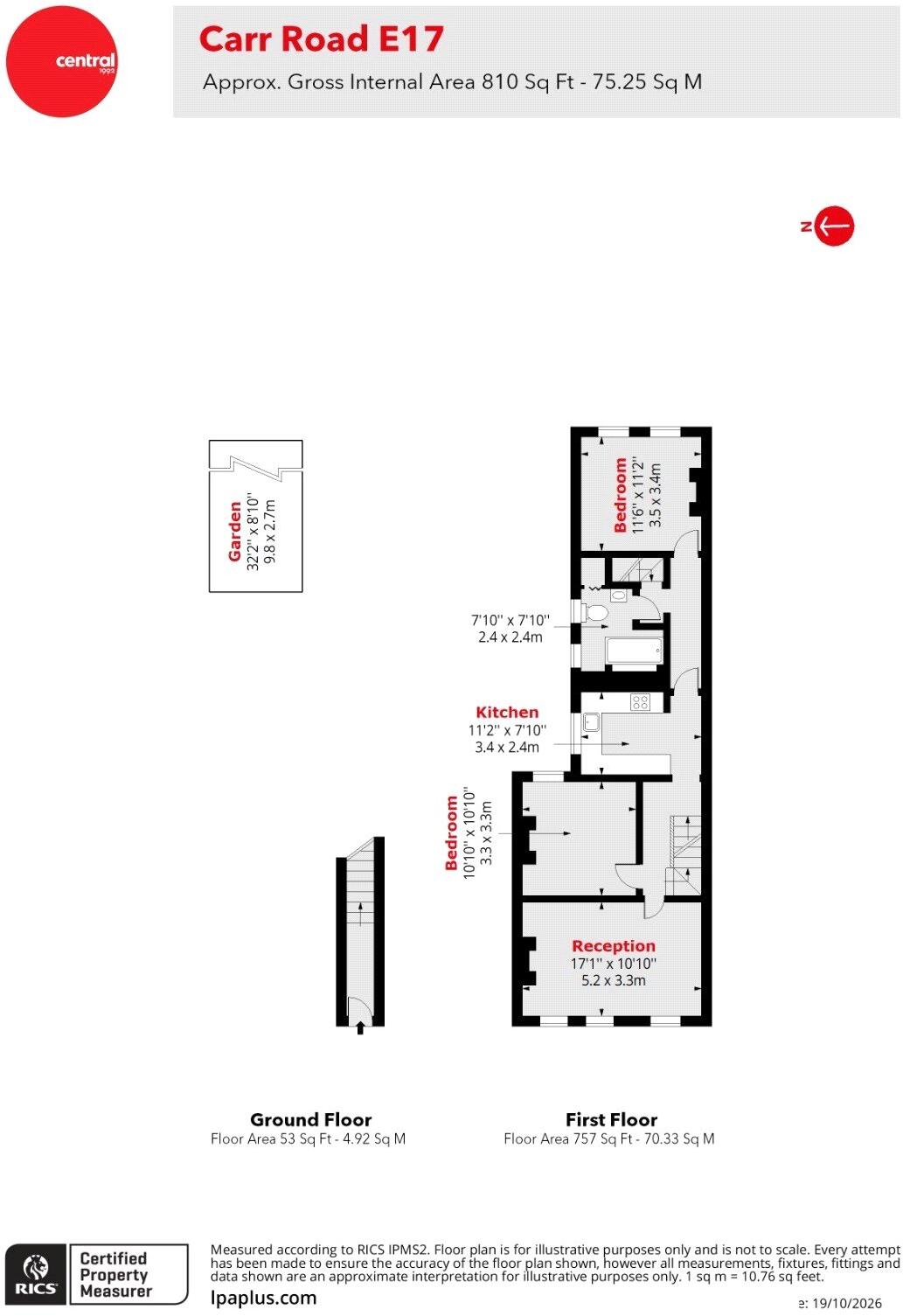 Carr Road, Walthamstow, London, E17 floorplan