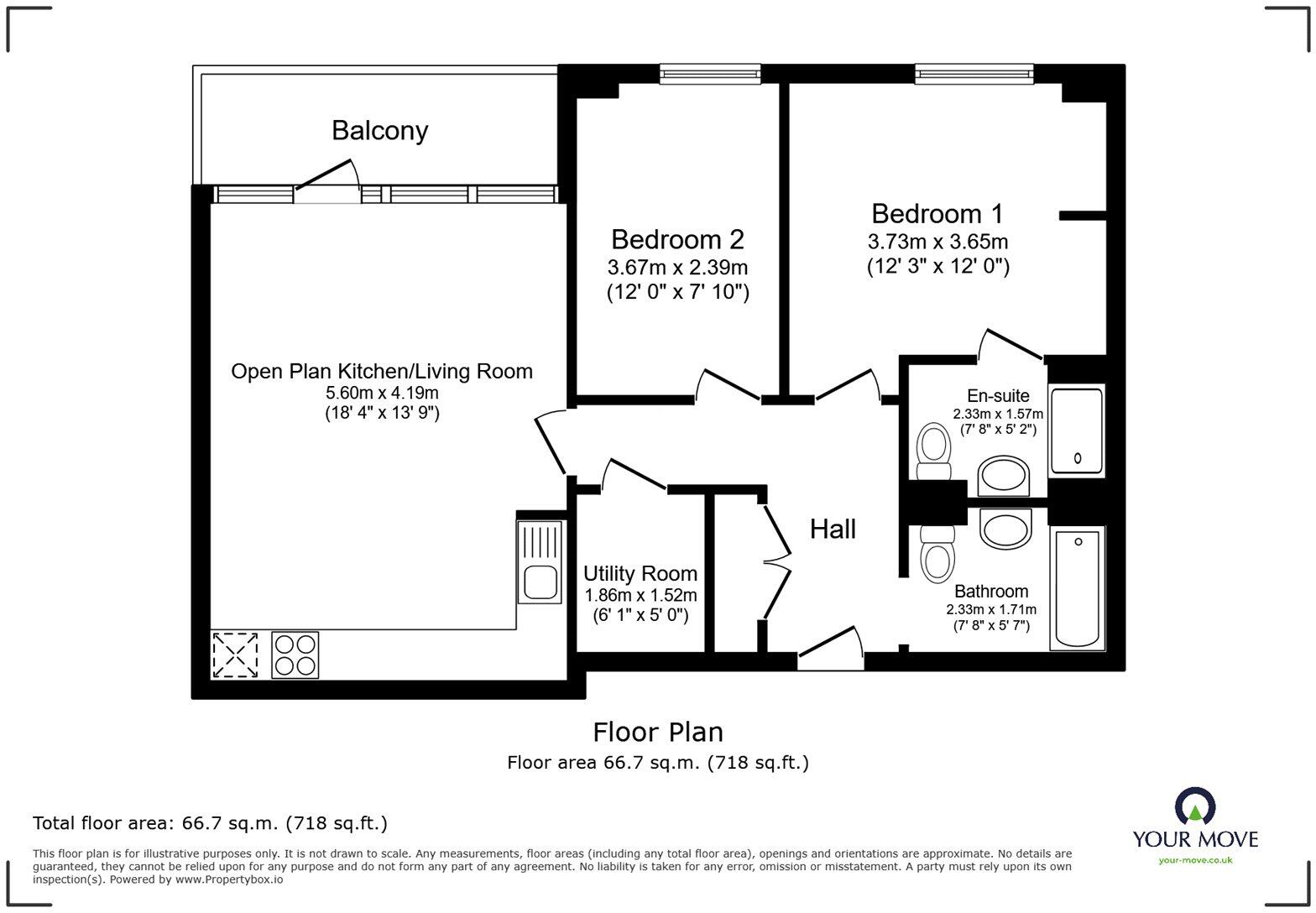 Goodwood Road, London, SE14 floorplan