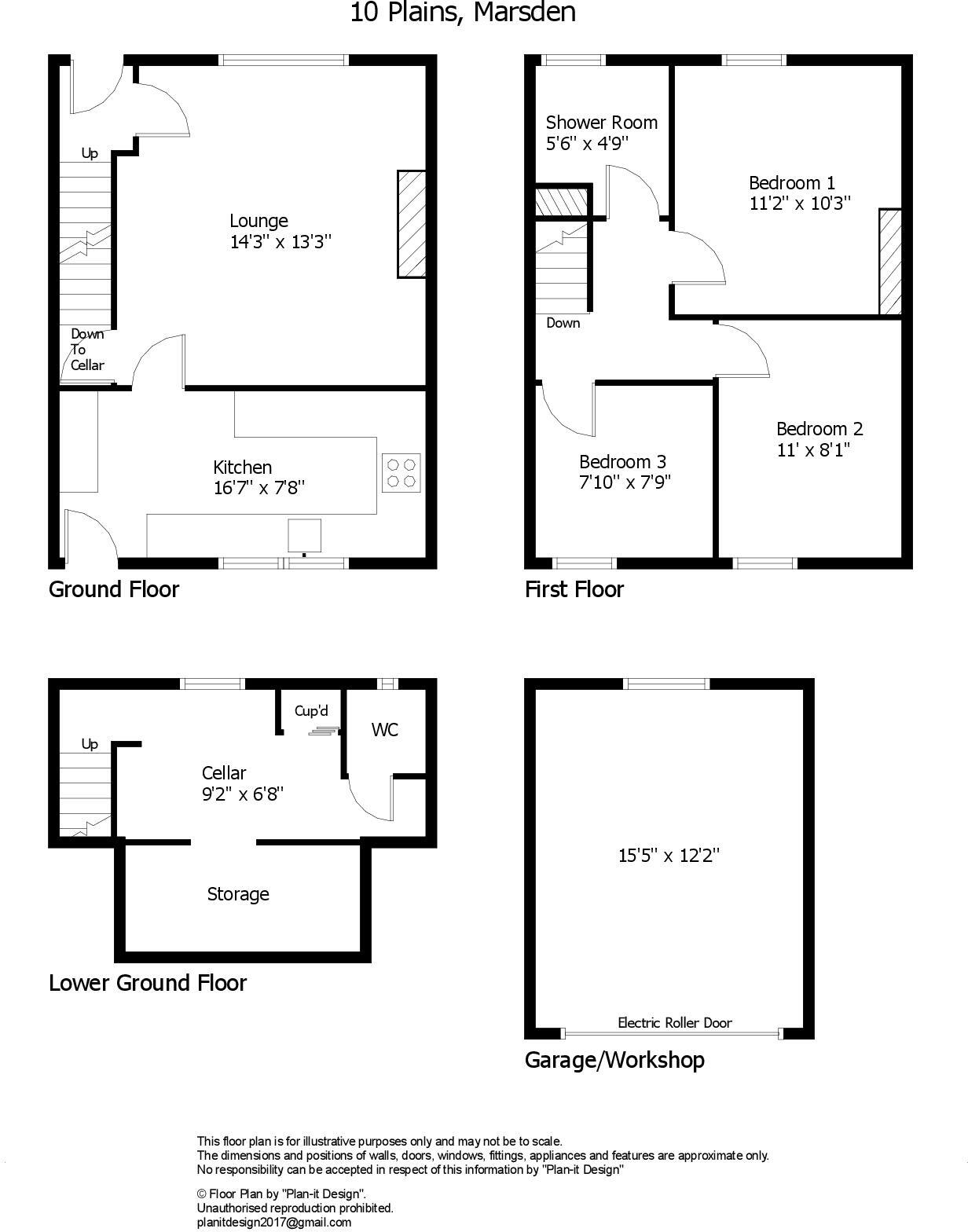 Plains, Marsden, Huddersfield, HD7 floorplan