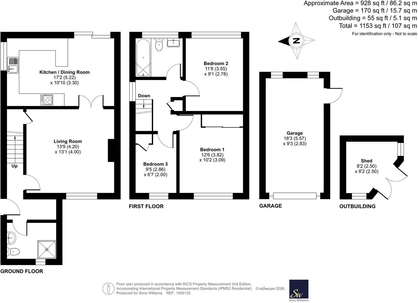 Glynde Crescent, Felpham floorplan