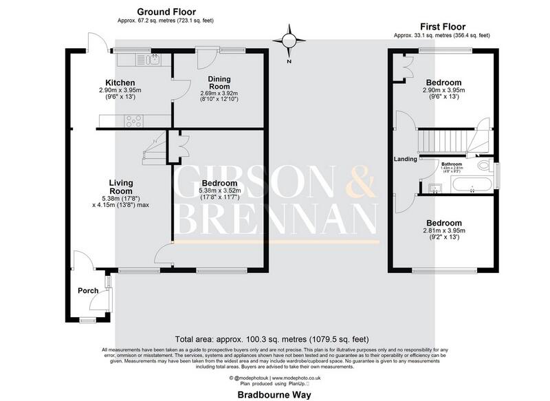 Bradbourne Way, Pitsea, Basildon, Essex, SS13 floorplan