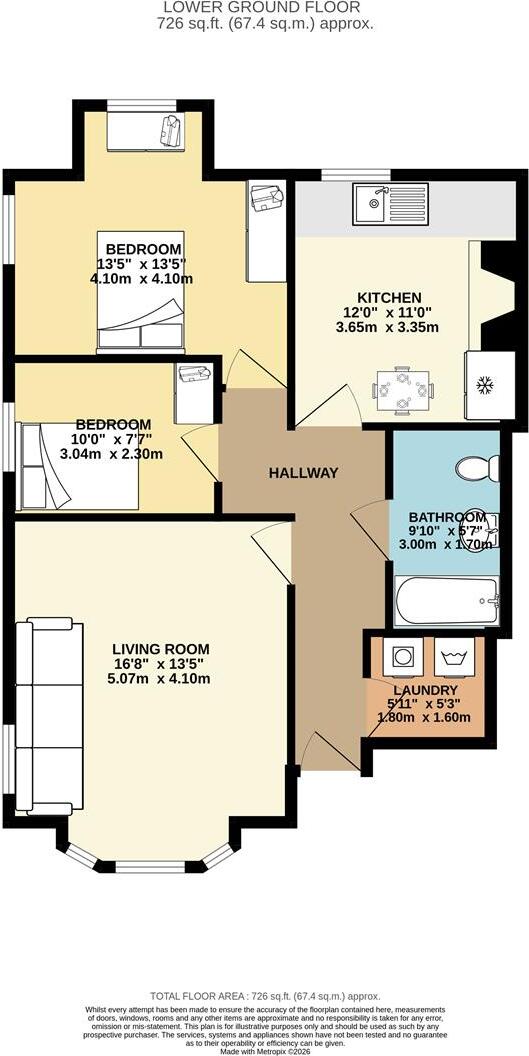 Clyde Road, West Didsbury floorplan