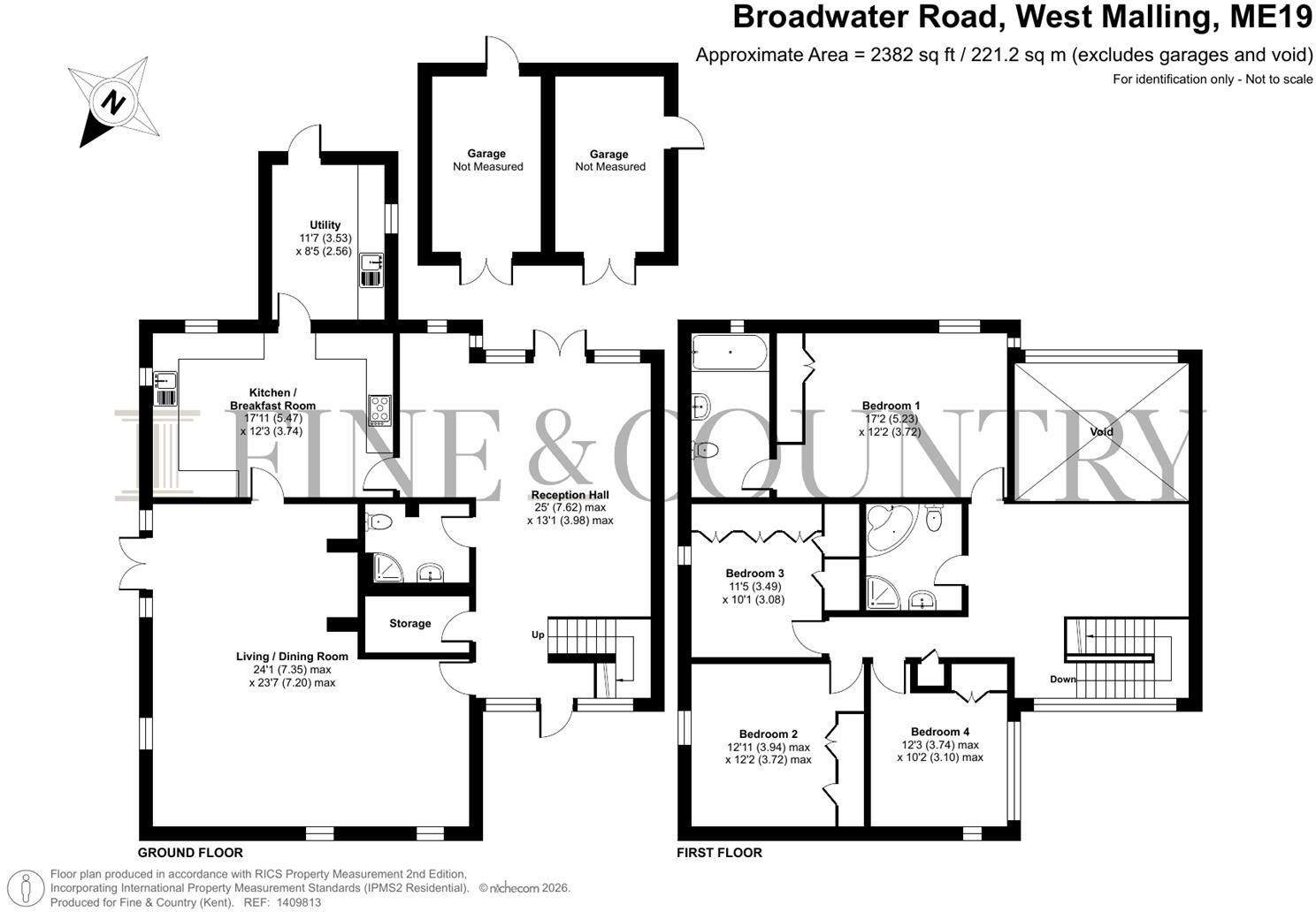 Stunning Barn Conversion - West Malling Fringes floorplan