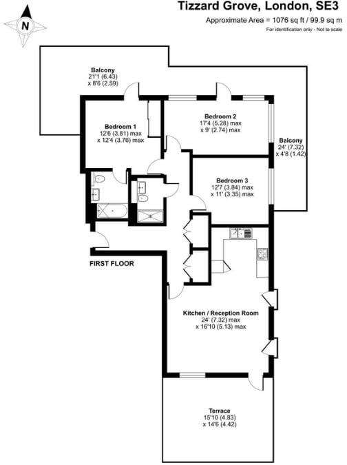 Merlin Court, Tizzard Grove, London, SE3 floorplan
