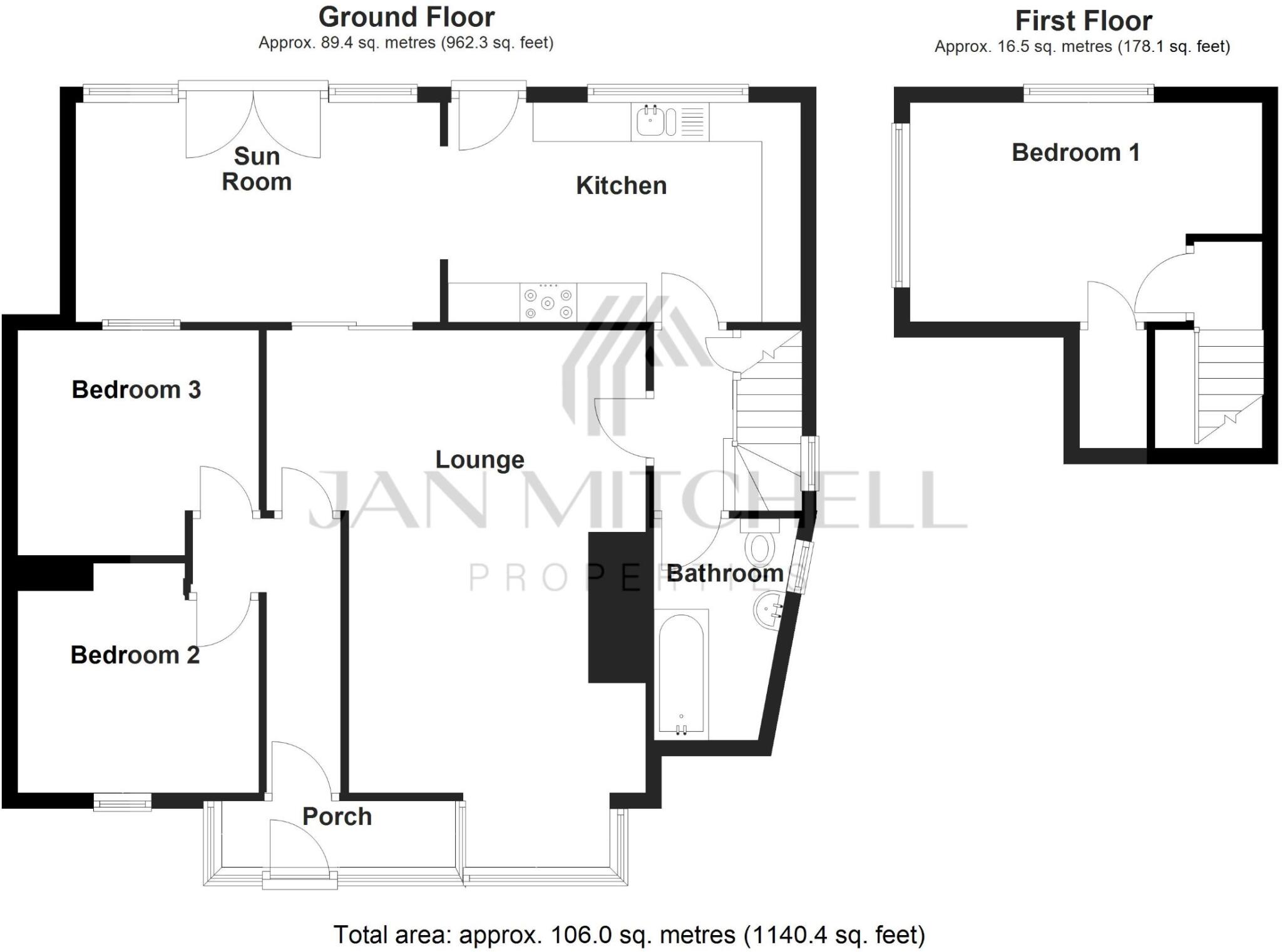 West High Horse Close, Rowlands Gill floorplan