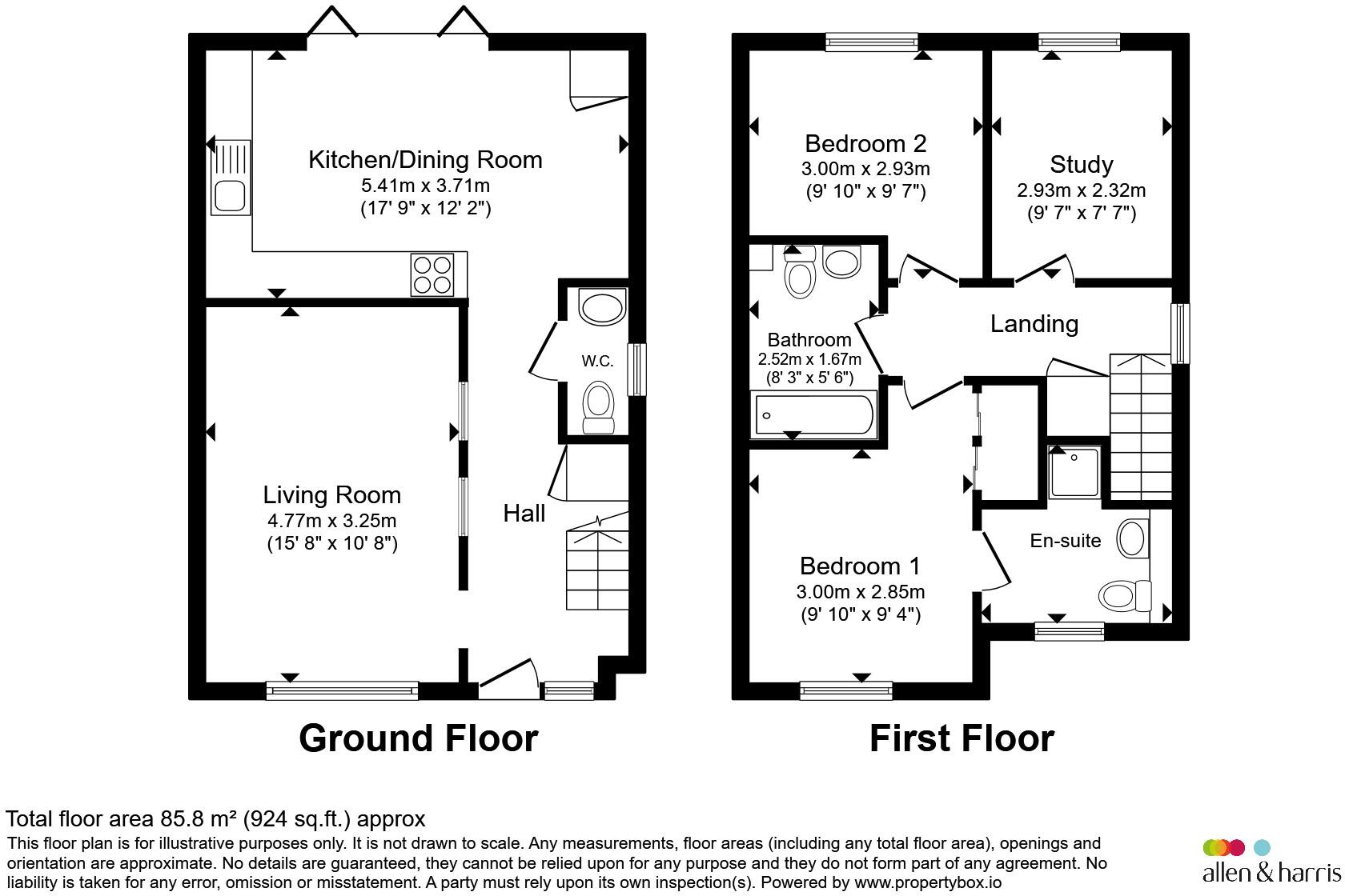 Hopton Way, Lansdown, Bath floorplan