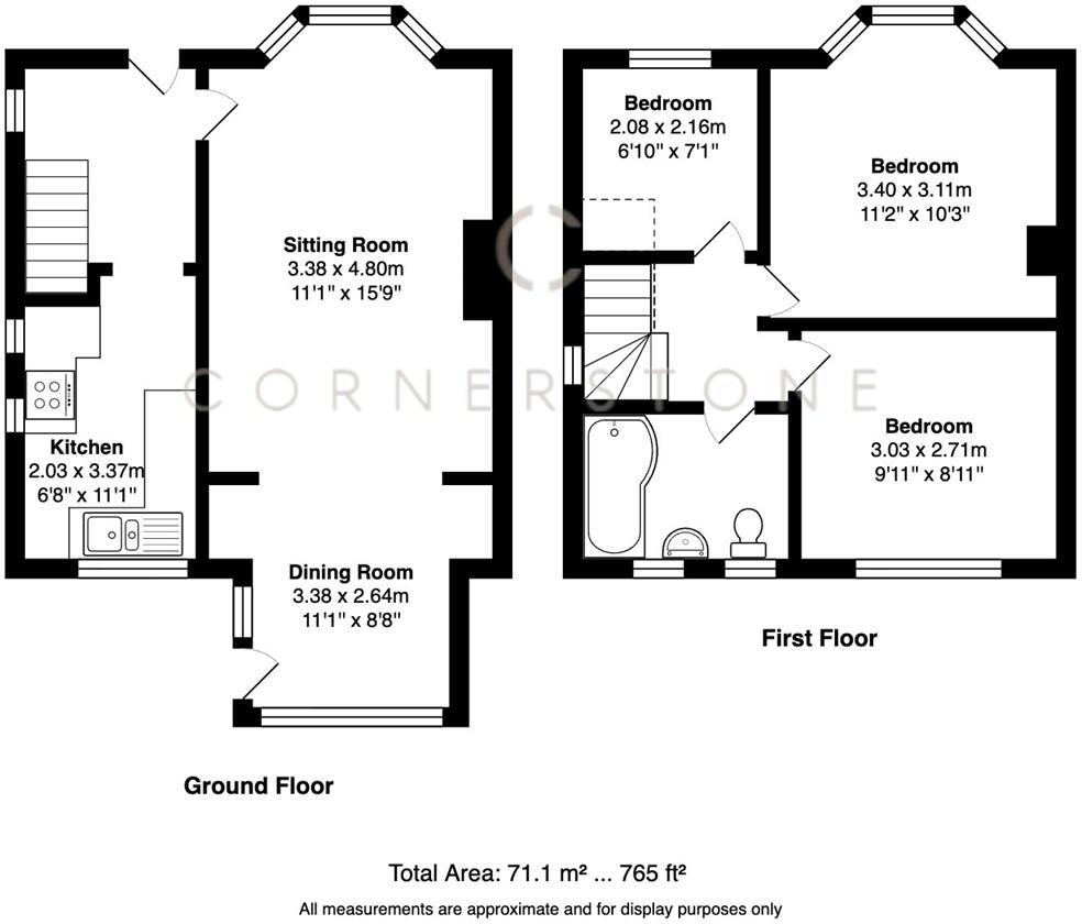 Burley Wood Crescent, Kirkstall, Leeds, West Yorkshire. floorplan