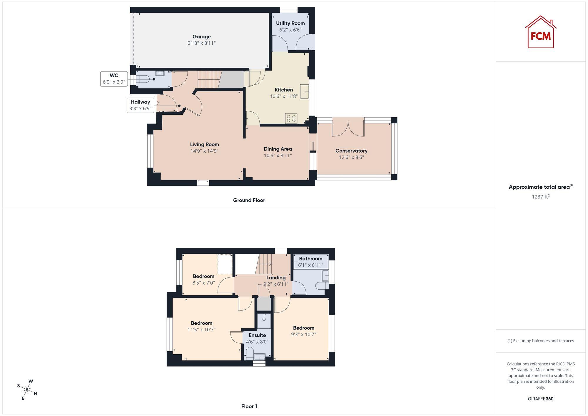 Juniper Grove, Whitehaven, CA28 floorplan