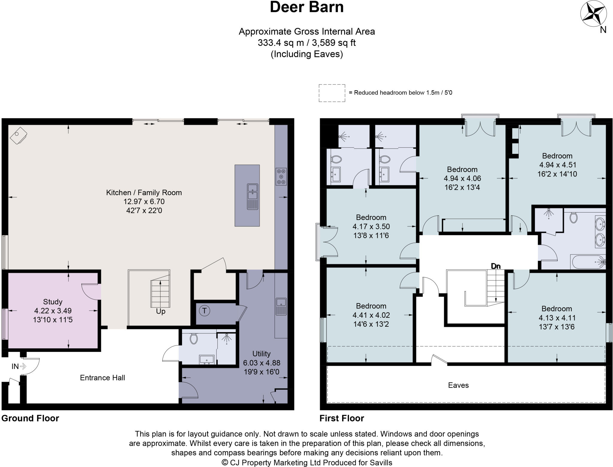Deer Barn, Oxford Road, Burford, Oxfordshire, OX18 floorplan