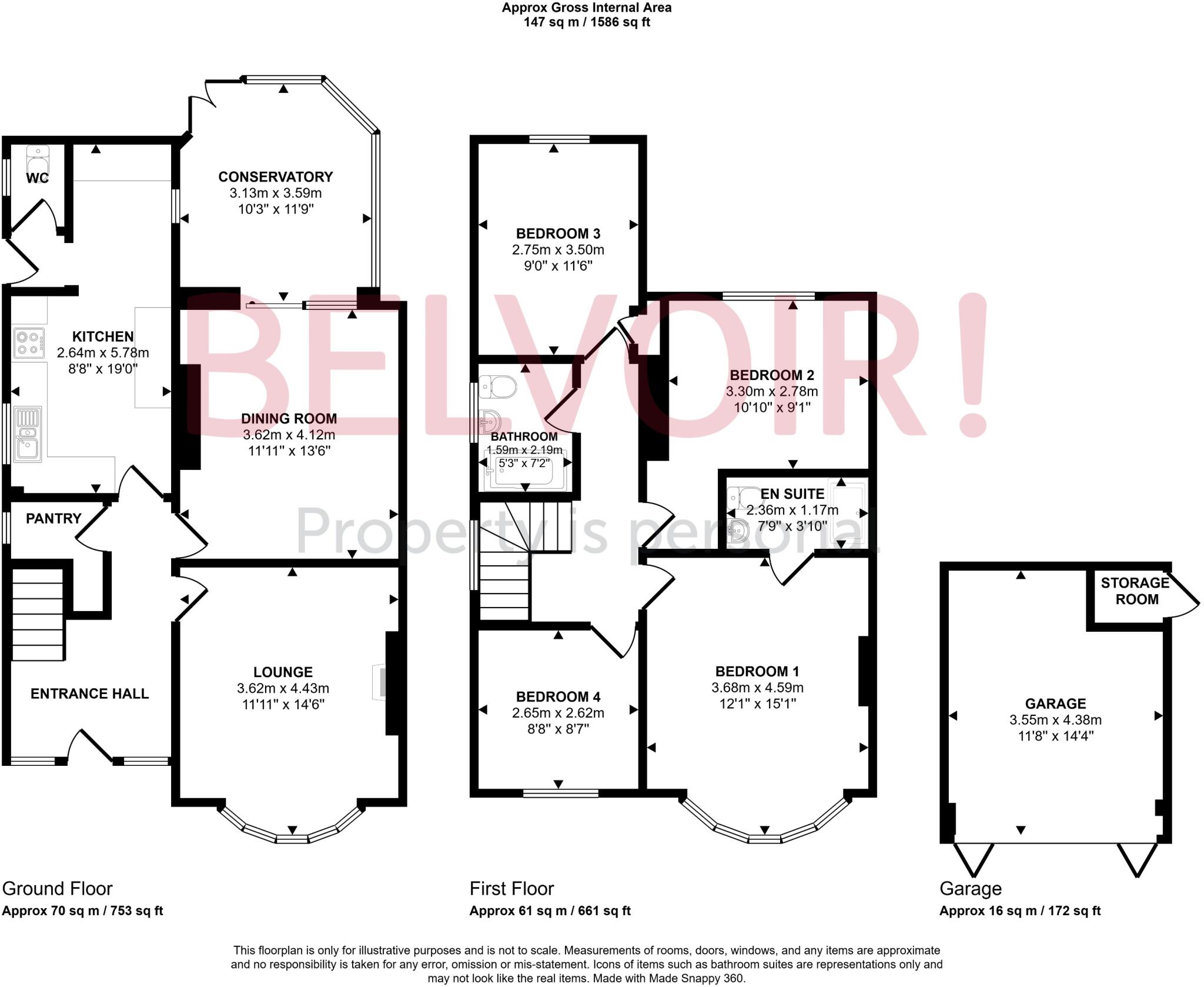 Park Road, Spalding, PE11 floorplan